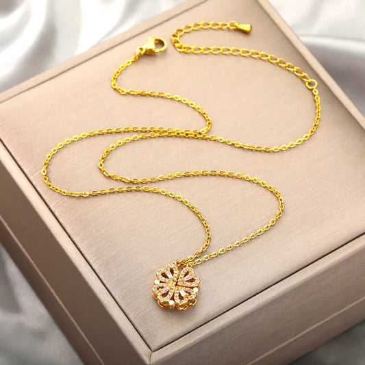 MadaLux™ | Collier Trèfle à 4 Cœurs